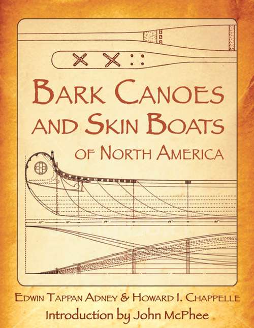 Book cover of Bark Canoes and Skin Boats of North America
