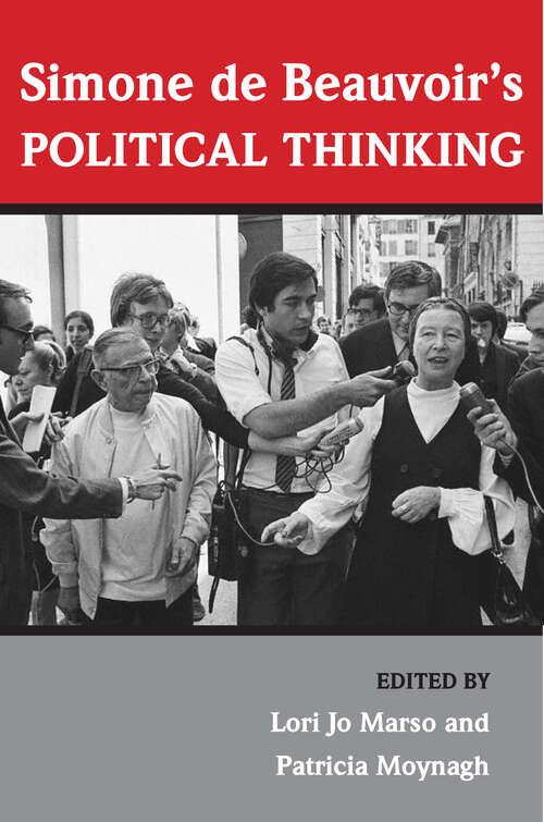 Book cover of Simone de Beauvoir’s Political Thinking