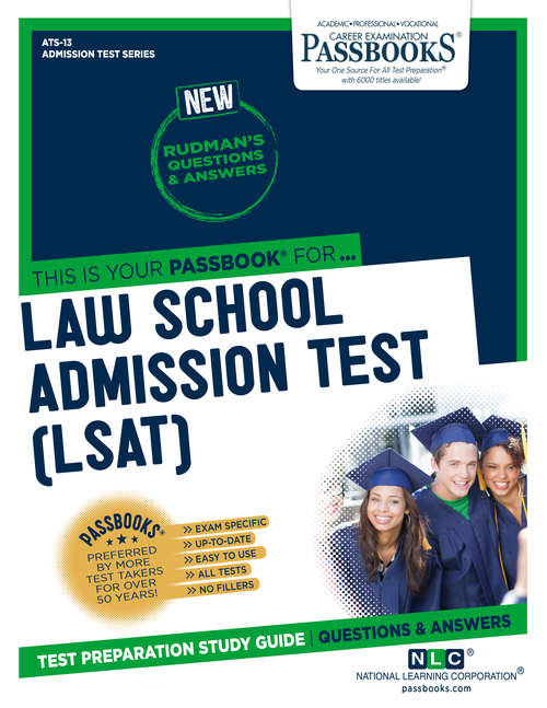Book cover of LAW SCHOOL ADMISSION TEST (LSAT): Passbooks Study Guide (Admission Test Series)