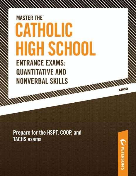 Book cover of Master the Catholic High School Entrance Exams--Quantitative and Nonverbal Skills