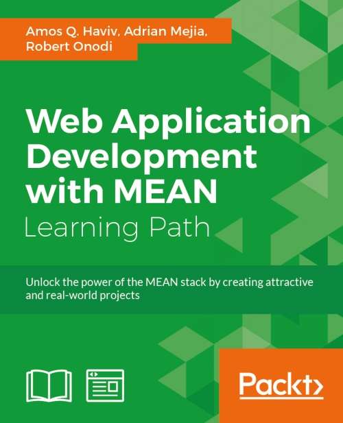 Book cover of Web Application Development with MEAN