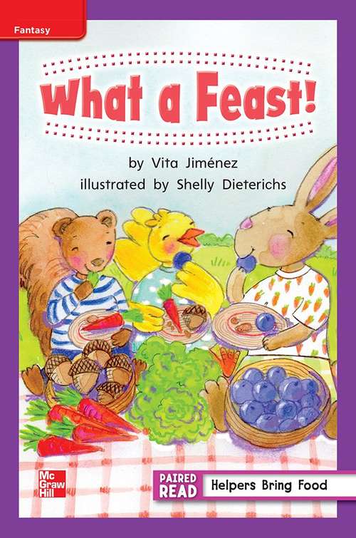 Book cover of What a Feast! [ELL Level, Grade 1]