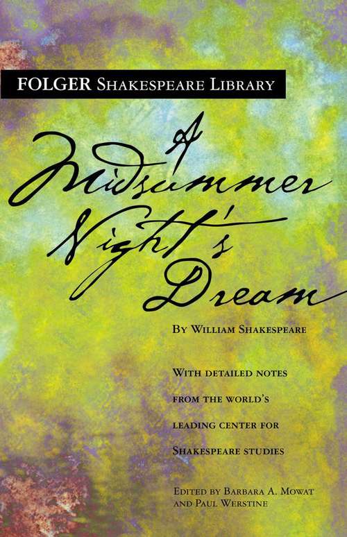 Book cover of A Midsummer Night's Dream