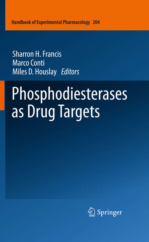 Book cover of Phosphodiesterases as Drug Targets