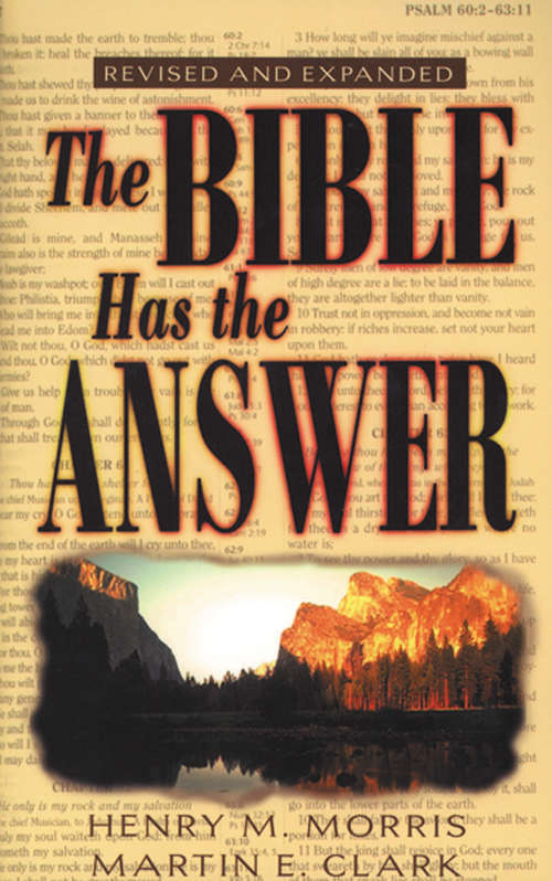The Bible Has the Answer