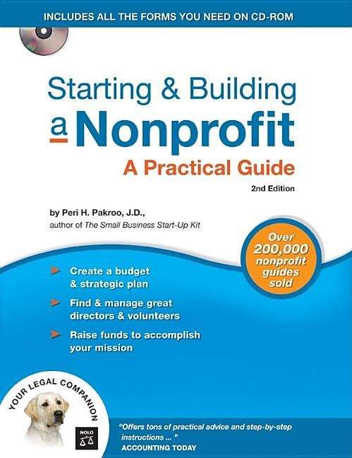 Book cover of Starting & Building a Nonprofit: A Practical Guide (2nd edition)
