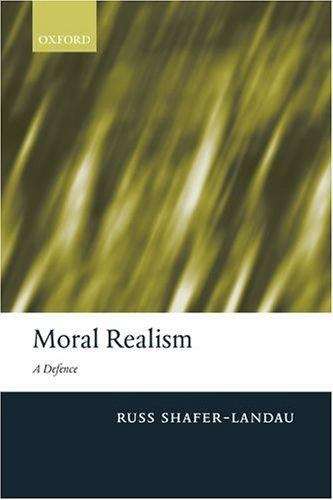 Book cover of Moral Realism: A Defence