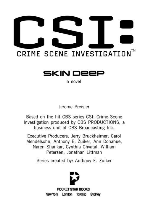 Book cover of CSI: Crime Scene Investigation: Skin Deep