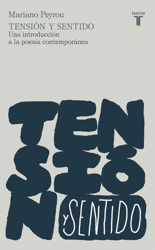Book cover of Tensión y sentido