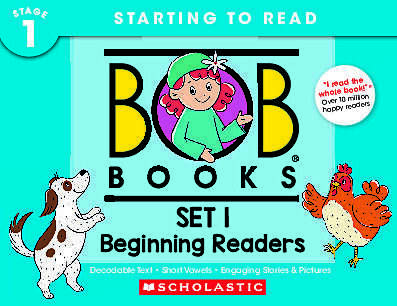 Book cover of Bob Books - Set 1: Beginning Readers (Bob Books)