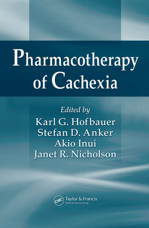 Book cover of Pharmacotherapy of Cachexia