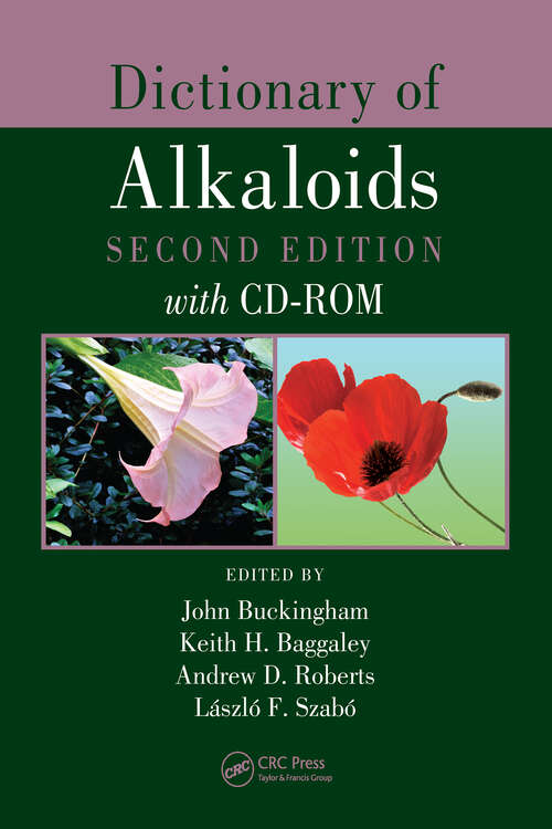 Book cover of Dictionary of Alkaloids (2)