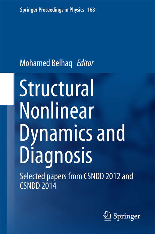 Book cover of Structural Nonlinear Dynamics and Diagnosis