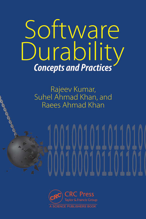 Book cover of Software Durability: Concepts and Practices