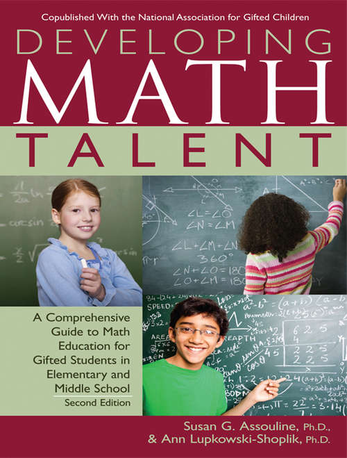Book cover of Developing Math Talent