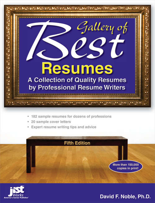 Book cover of Gallery of Best Resumes