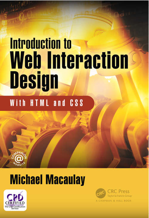 Book cover of Introduction to Web Interaction Design: With HTML and CSS