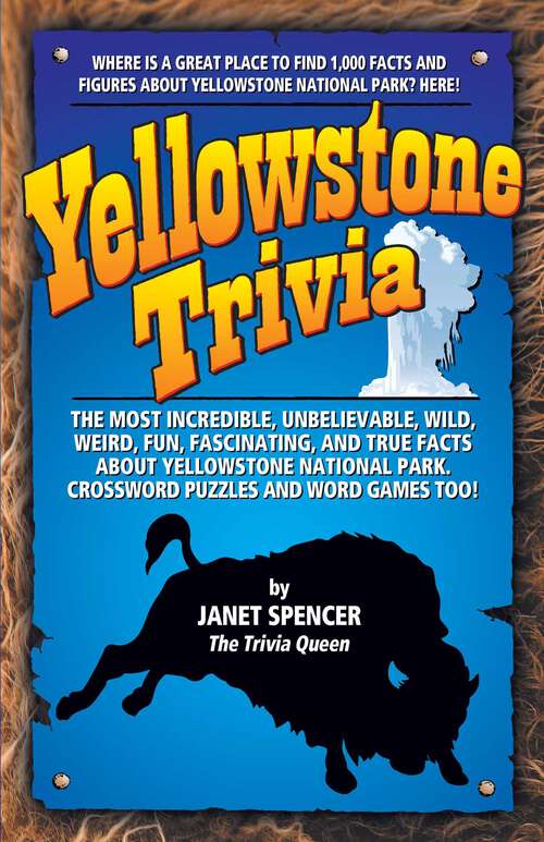 Book cover of Yellowstone Trivia