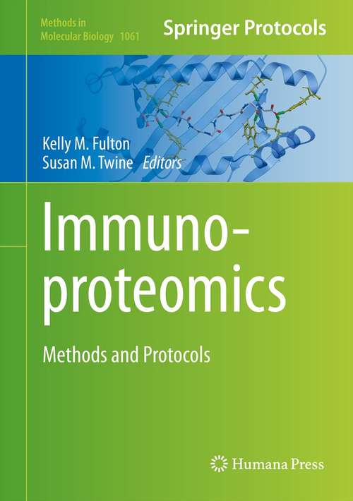 Book cover of Immunoproteomics: Methods and Protocols
