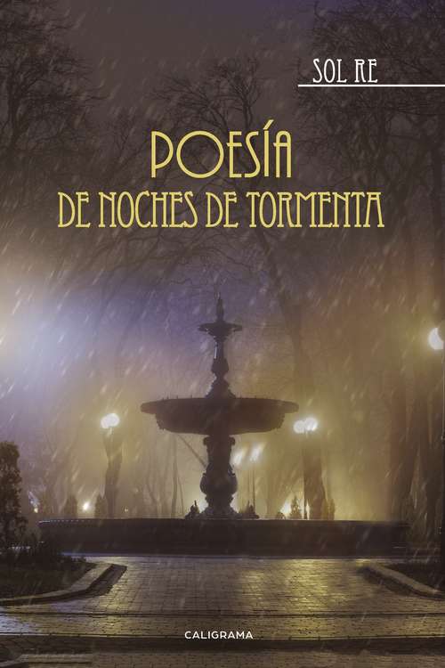 Book cover of Poesía de noches de tormenta