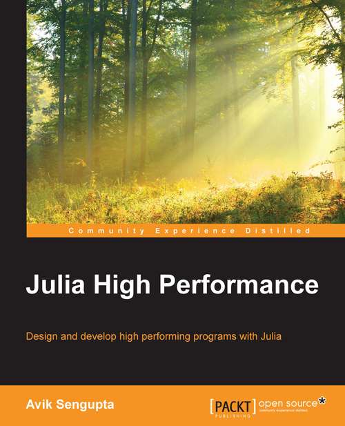 Book cover of Julia High performance