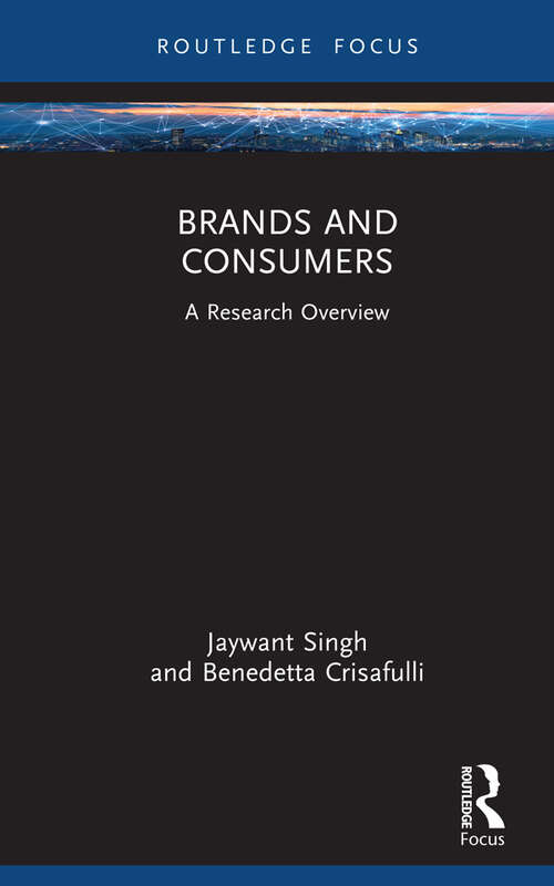 Book cover of Brands and Consumers: A Research Overview (State of the Art in Business Research)