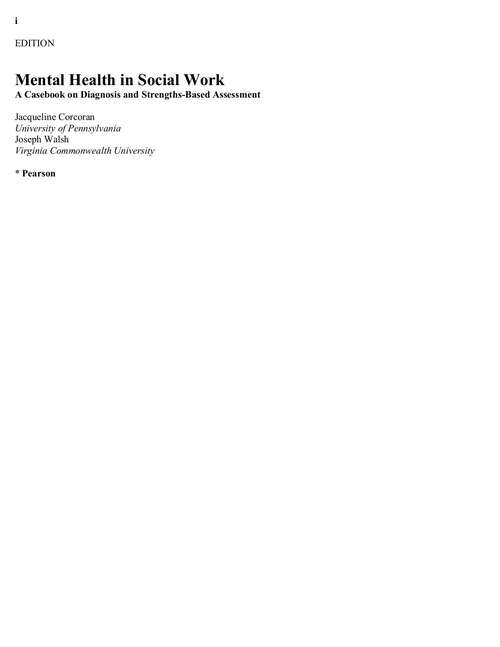 Book cover of Mental Health in Social Work: A Casebook on Diagnosis and Strengths-based Assessment (Third Edition)
