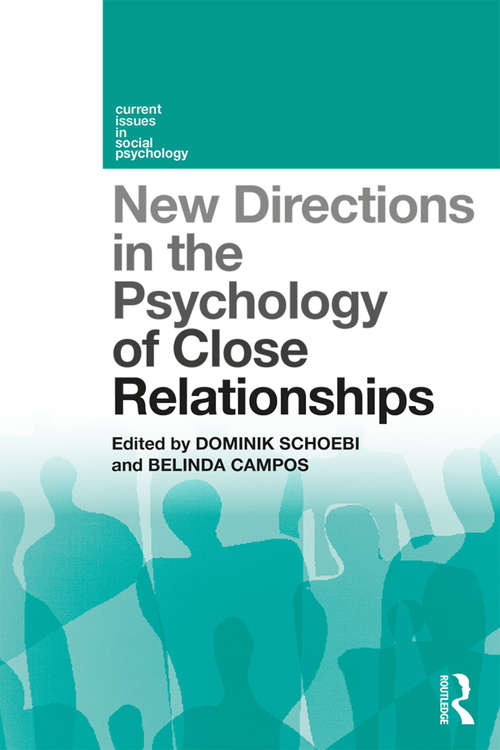 Book cover of New Directions in the Psychology of Close Relationships