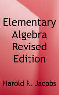 Elementary Algebra