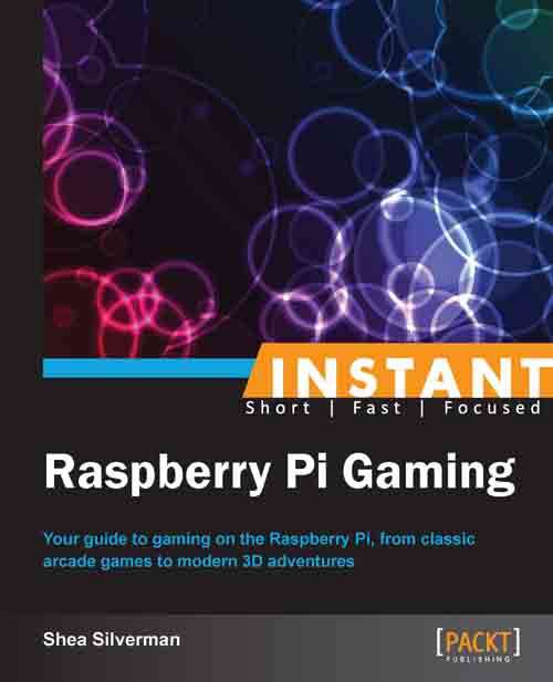 Book cover of Instant Raspberry Pi Gaming
