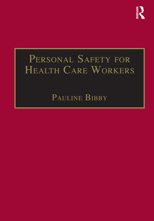 Book cover of Personal Safety for Health Care Workers (Published in association with Suzy Lamplugh Trust)