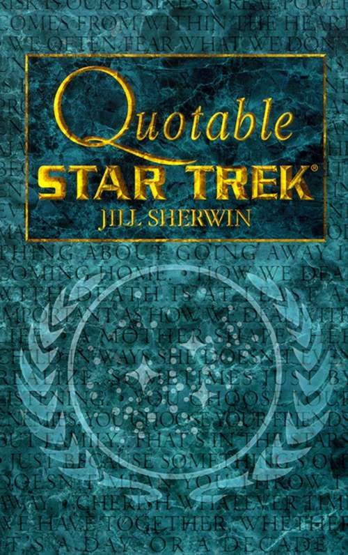 Book cover of Quotable Star Trek