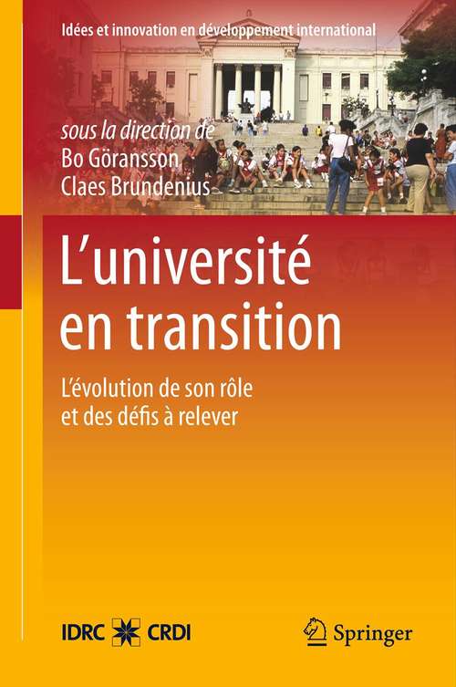 Book cover of L’université en transition