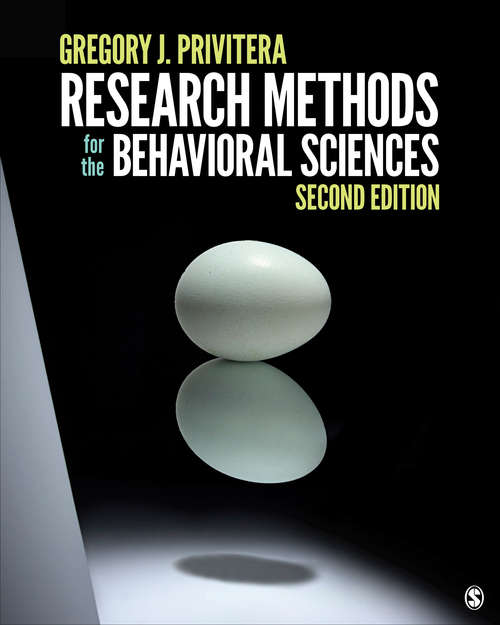 Book cover of Research Methods for the Behavioral Sciences