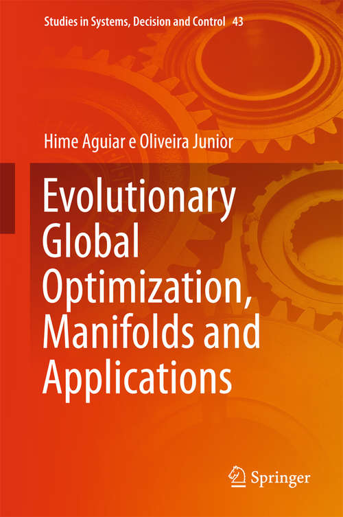 Book cover of Evolutionary Global Optimization, Manifolds and Applications
