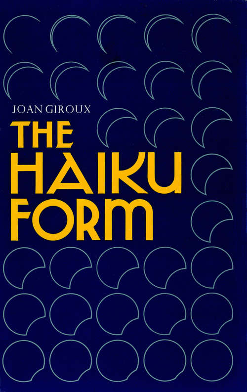 Book cover of The Haiku Form