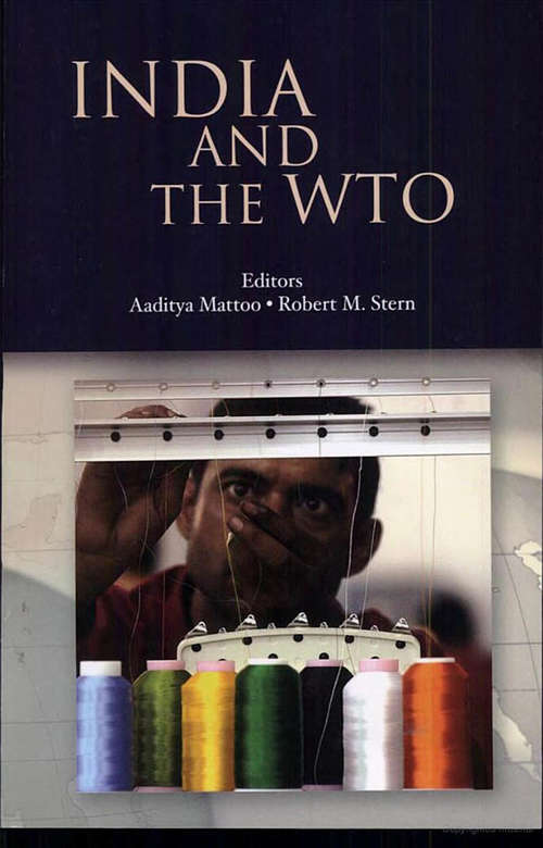 Book cover of India and the WTO: A Stretegy for Development