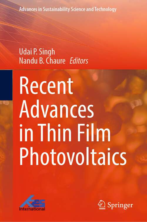 Cover image of Recent Advances in Thin Film Photovoltaics