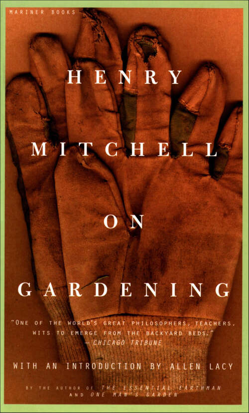 Book cover of Henry Mitchell on Gardening