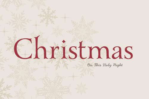 Book cover of Christmas: On This Holy Night