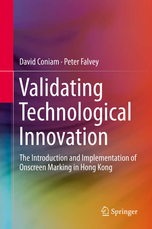 Book cover of Validating Technological Innovation