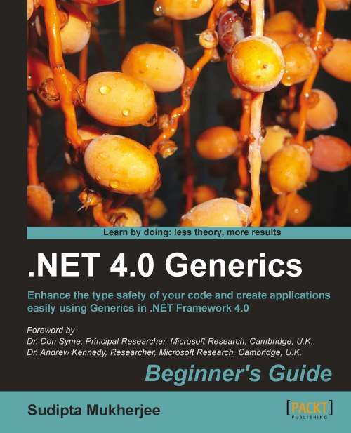 Book cover of .NET 4.0 Generics Beginner’s Guide