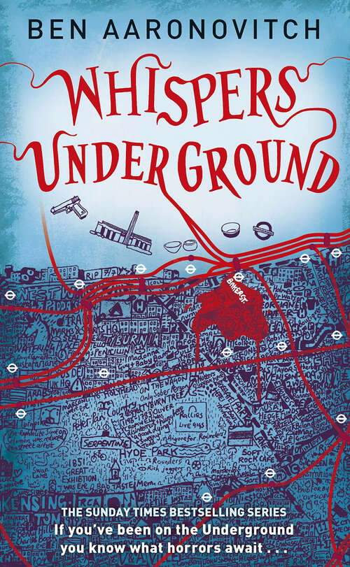 Book cover of Whispers Underground (Rivers of London #3)