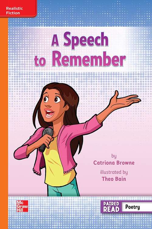 Book cover of A Speech to Remember [Approaching Level, Grade 3]