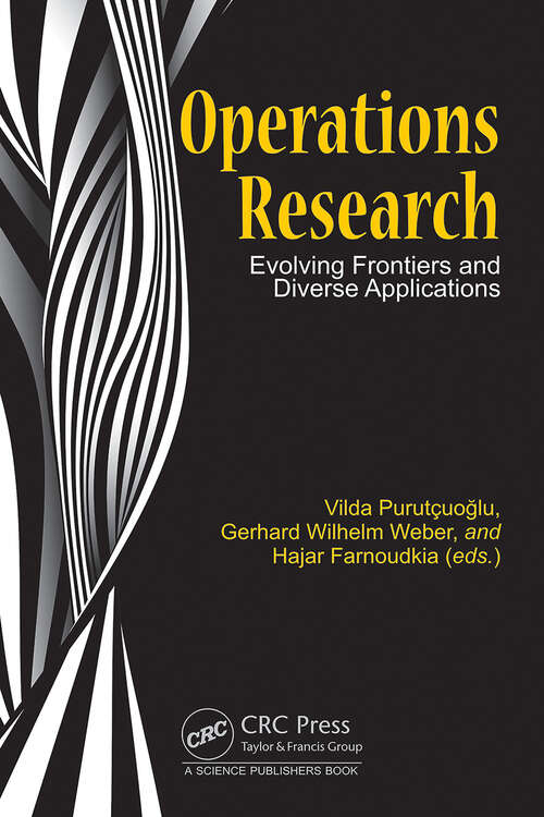 Book cover of Operations Research: Evolving Frontiers and Diverse Applications (1)