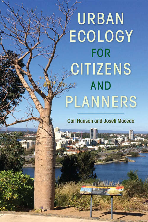 Book cover of Urban Ecology for Citizens and Planners