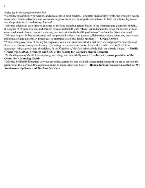 Book cover of In the Kingdom of the Sick: A Social History of Chronic Illness in America