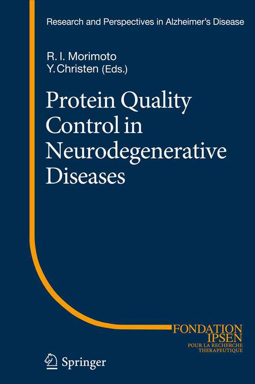 Book cover of Protein Quality Control in Neurodegenerative Diseases