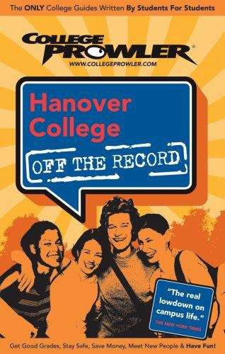 Book cover of Hanover College (College Prowler)