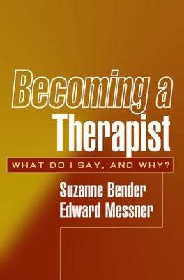 Book cover of Becoming a Therapist